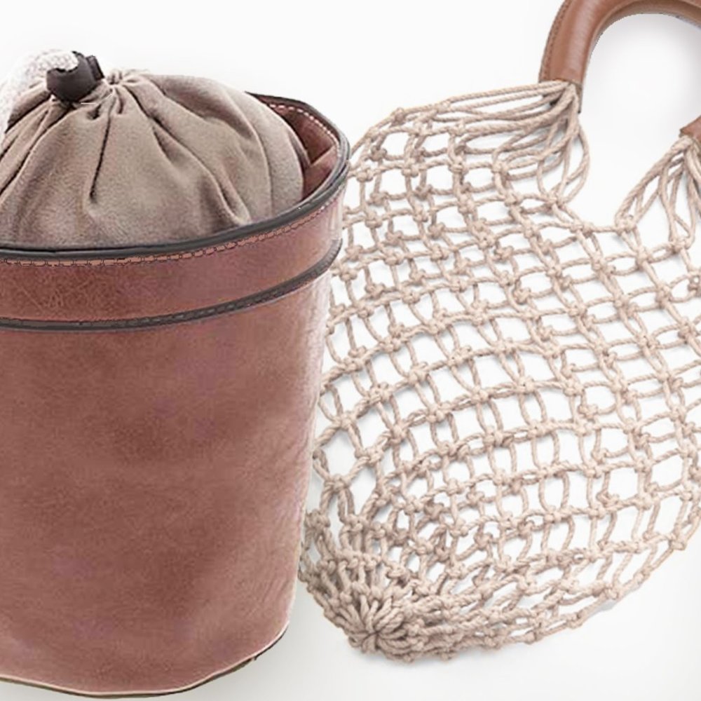 Nautical Netted Rope Bucket Hand Bag - Picture 4 of 6